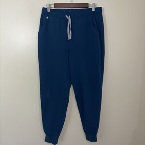 FIGS Tansen Mens M/S Large Short Jogger Scrub Pants Technical Teal Blue Med